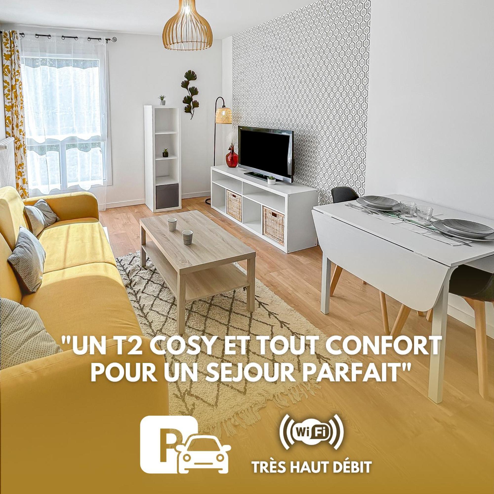 Appartement Lumineux, Wi-Fi Et Parking Prive Ньор Экстерьер фото